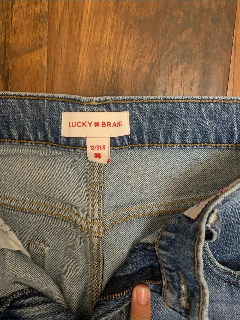 Relaxed Fit Light Blue Denim Jeans